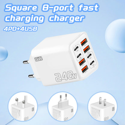 PowerHub — 240W 8-in-1 GaN USB-C Charger