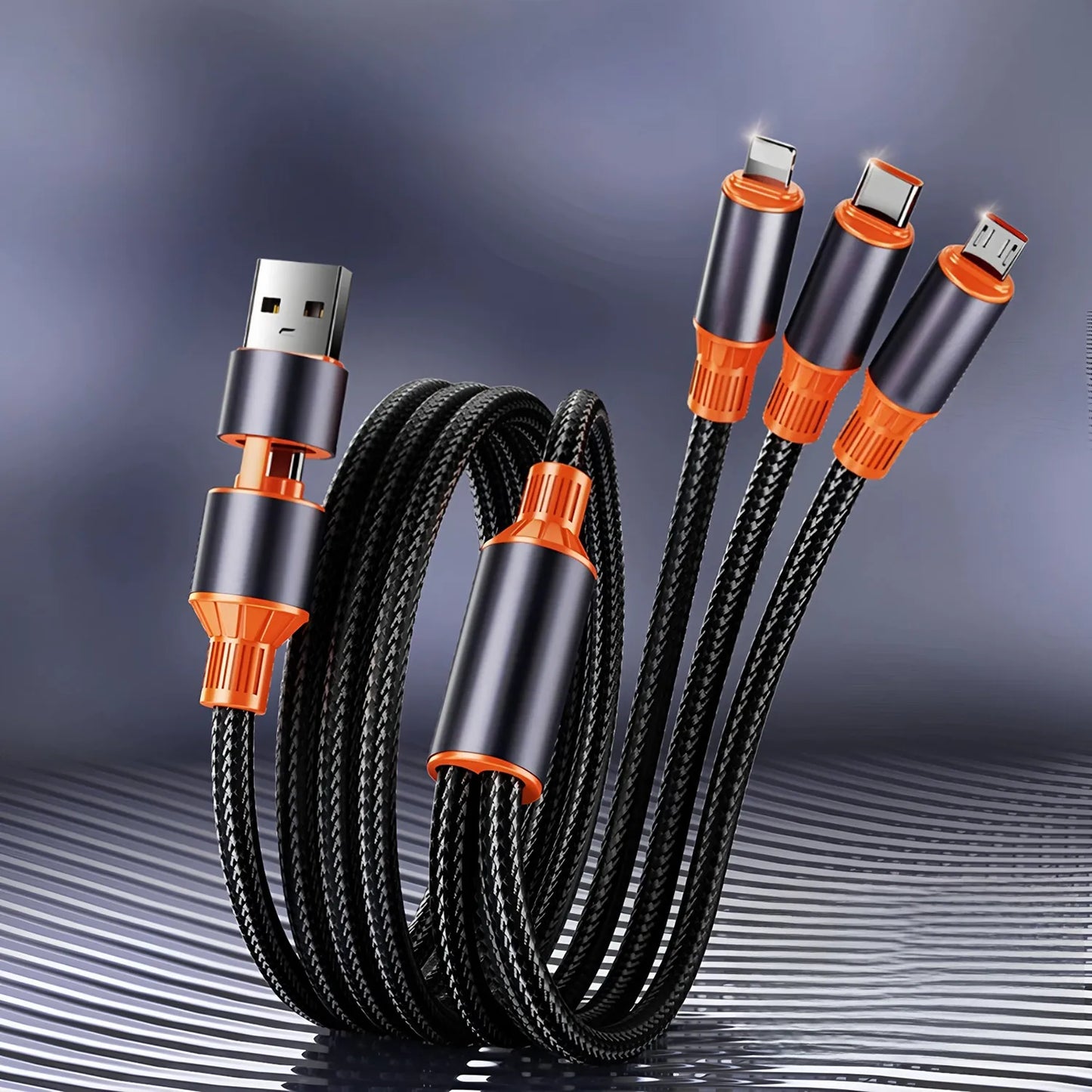 PowerLink — 240W 3-in-1 Fast-Charge Cable