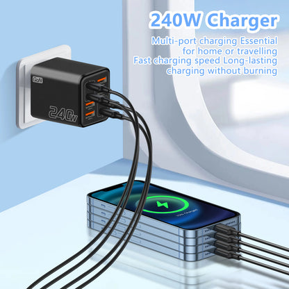 PowerHub — 240W 8-in-1 GaN USB-C Charger