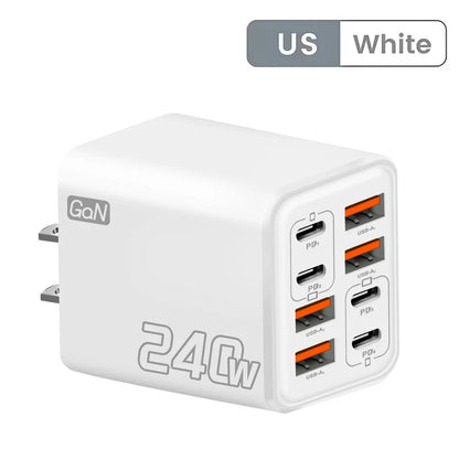 PowerHub — 240W 8-in-1 GaN USB-C Charger