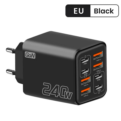 PowerHub — 240W 8-in-1 GaN USB-C Charger