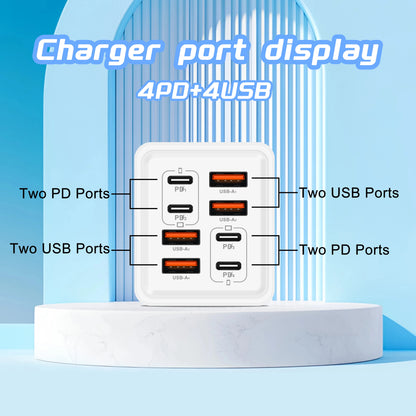 PowerHub — 240W 8-in-1 GaN USB-C Charger